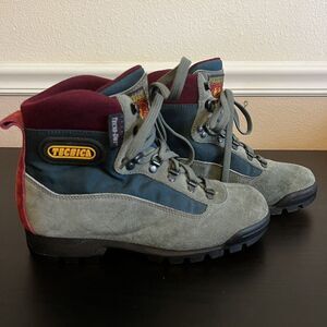 Tecnica Skywalk GORE-TEX Trekkers Waterproof Hiking Boots Italy Size 5.5 Green‎